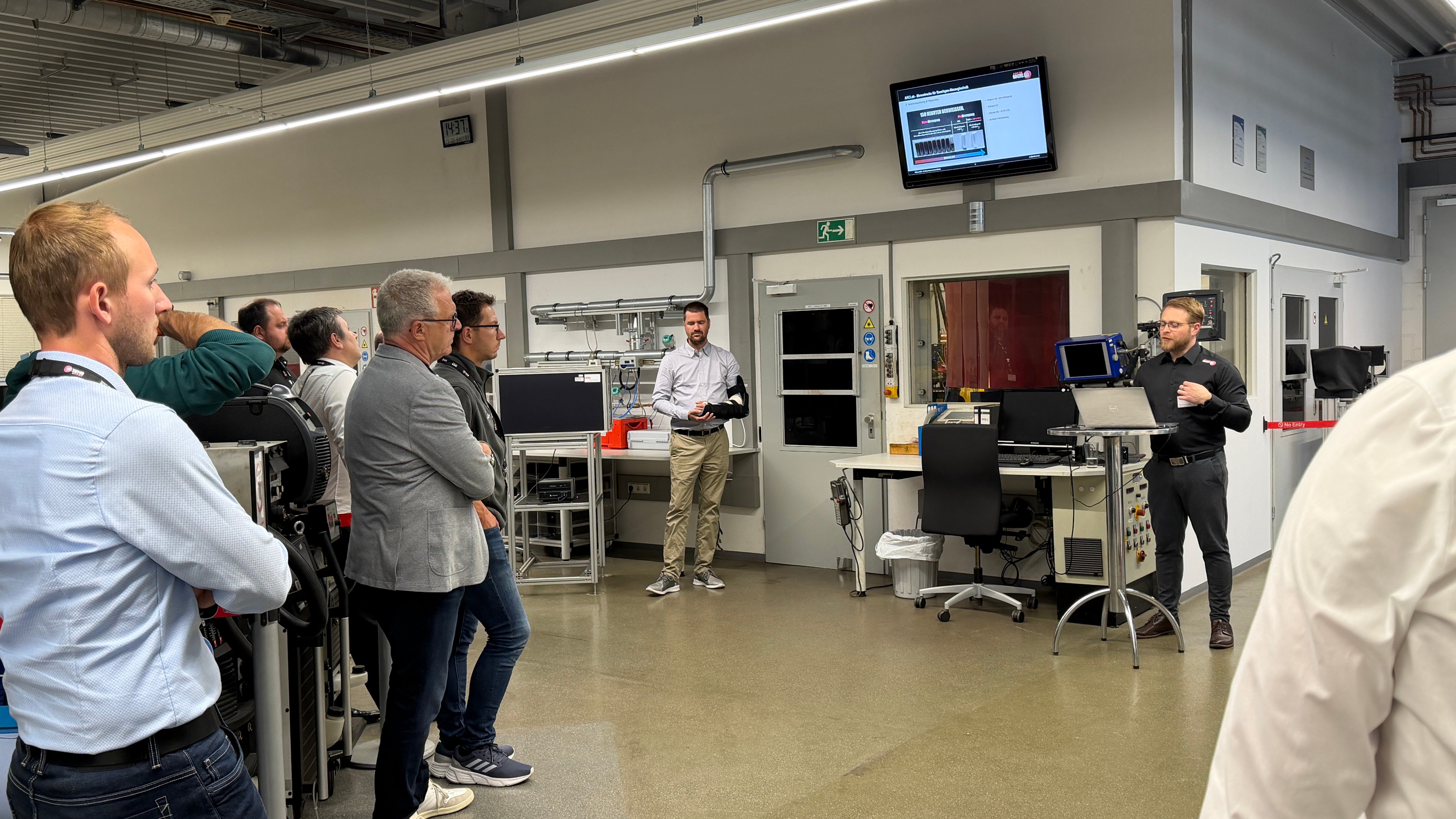 View of the ARCLab, ABICOR BINZEL’s technology and application center